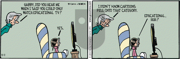 Grand Avenue on Monday November 9, 2015 Comic Strip