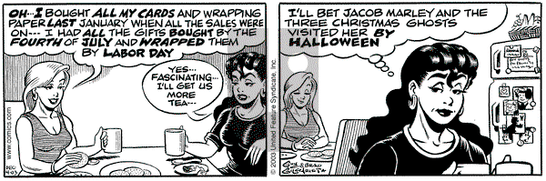 Nancy on Thursday December 4, 2003 Comic Strip