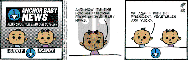 La Cucaracha on Wednesday January 17, 2018 Comic Strip