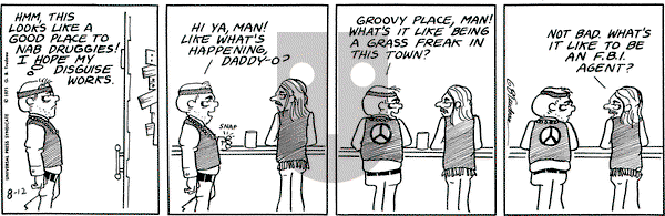 Doonesbury on Thursday August 12, 1971 Comic Strip