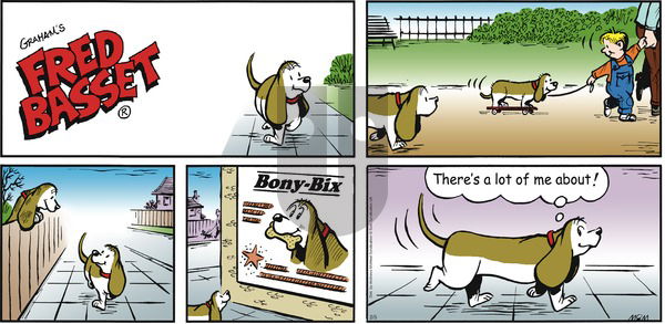 Fred Basset on Sunday February 5, 2017 Comic Strip