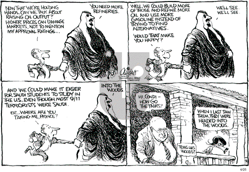 Pat Oliphant on Tuesday April 26, 2005 Comic Strip