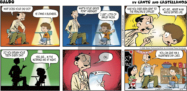 Baldo - Sunday February 12, 2006 Comic Strip