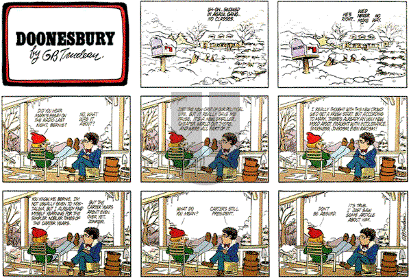 Doonesbury on Sunday January 11, 1981 Comic Strip