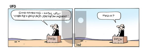 UFO on Sunday March 23, 2025 Comic Strip