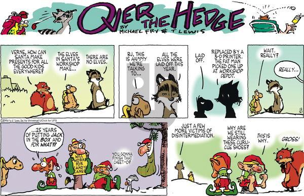 Over the Hedge on Sunday December 21, 2014 Comic Strip