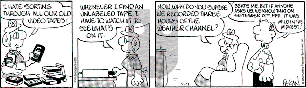 Drabble on Tuesday February 9, 1999 Comic Strip