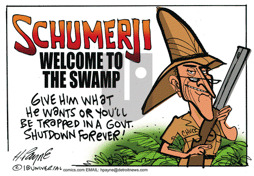 Henry Payne on Monday January 22, 2018 Comic Strip