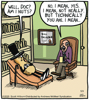 The Argyle Sweater on Saturday May 3, 2025 Comic Strip