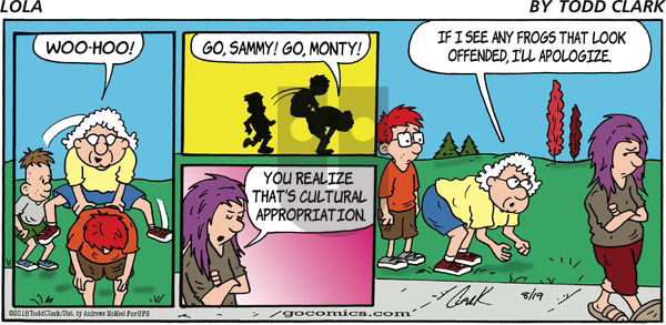Lola on Sunday August 19, 2018 Comic Strip