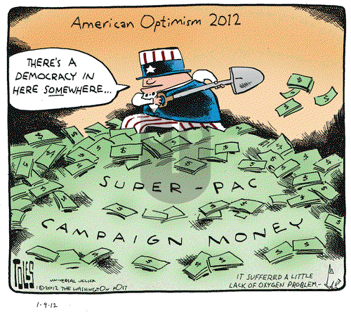 Tom Toles on Monday January 9, 2012 Comic Strip