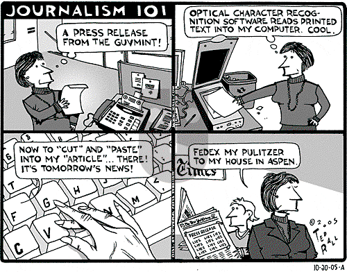 Ted Rall on Thursday November 3, 2005 Comic Strip