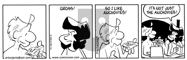 Arlo and Janis on Monday August 10, 1998 Comic Strip