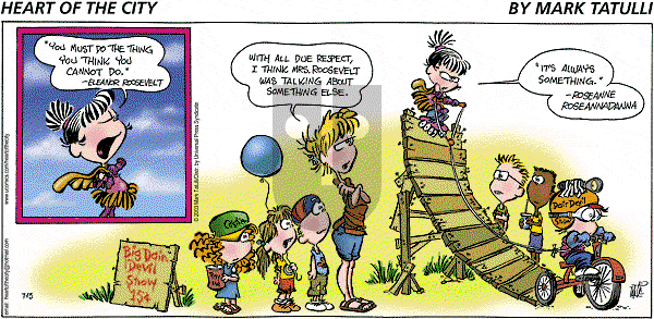 Heart of the City on Sunday July 13, 2003 Comic Strip