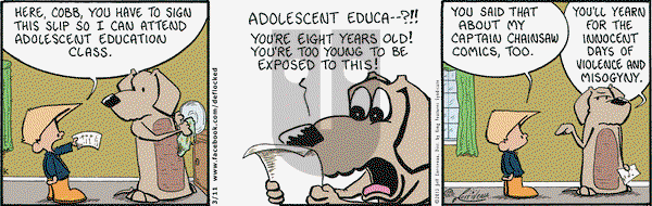 DeFlocked on Monday March 11, 2013 Comic Strip
