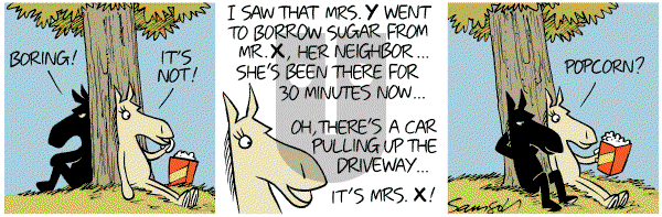 Dark Side of the Horse on Tuesday July 12, 2011 Comic Strip