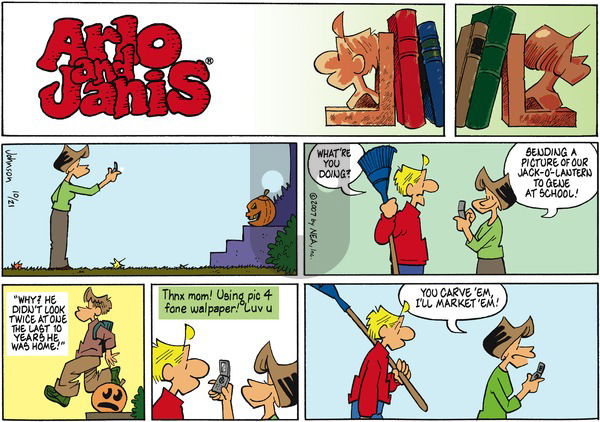 Arlo and Janis on Sunday October 21, 2007 Comic Strip