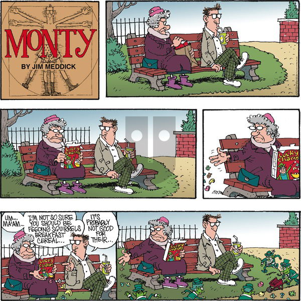 Monty on Sunday November 26, 2017 Comic Strip