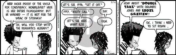 The Boondocks on Friday April 17, 2009 Comic Strip