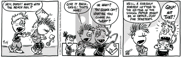 Heart of the City on Thursday September 14, 2017 Comic Strip