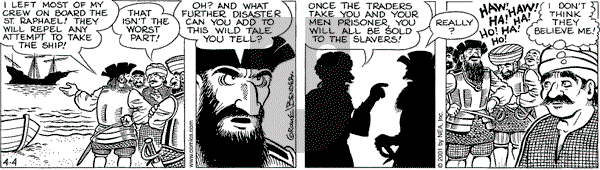 Alley Oop on Wednesday April 4, 2001 Comic Strip