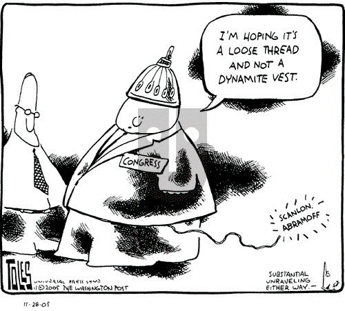Tom Toles on Monday November 28, 2005 Comic Strip