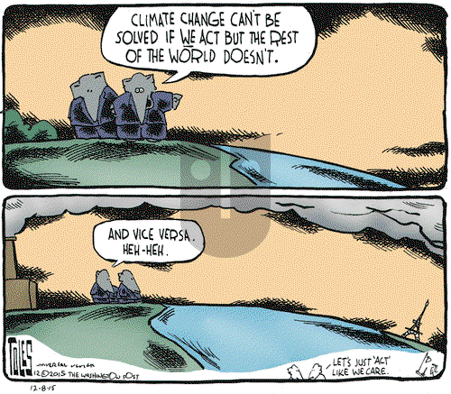 Tom Toles on Tuesday December 8, 2015 Comic Strip