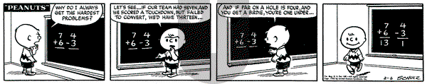 Peanuts on Wednesday February 6, 1952 Comic Strip