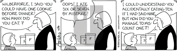 The Born Loser on Saturday April 19, 2003 Comic Strip