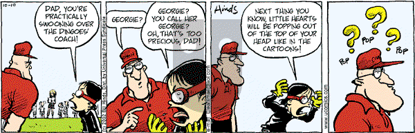 Cleats - Thursday October 10, 2002 Comic Strip