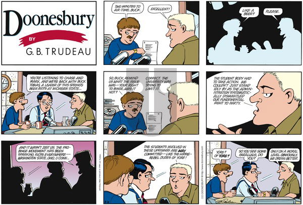 Doonesbury on Sunday August 16, 1998 Comic Strip