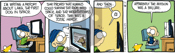 The Buckets - Monday March 28, 2011 Comic Strip