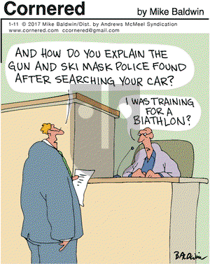 Cornered on Wednesday January 11, 2017 Comic Strip