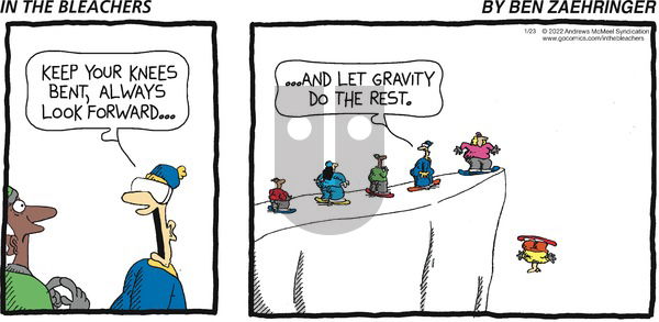 In the Bleachers - Sunday January 23, 2022 Comic Strip