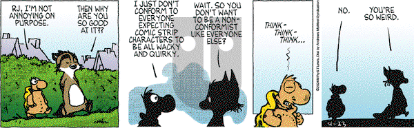 Over the Hedge - Tuesday April 23, 2024 Comic Strip