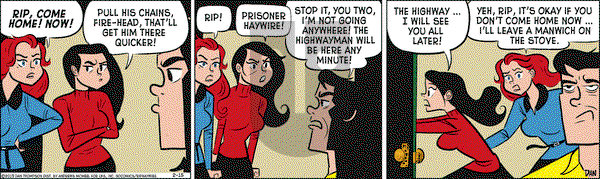 Rip Haywire on Friday February 15, 2019 Comic Strip