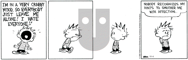 Calvin and Hobbes on Tuesday November 4, 2025 Comic Strip