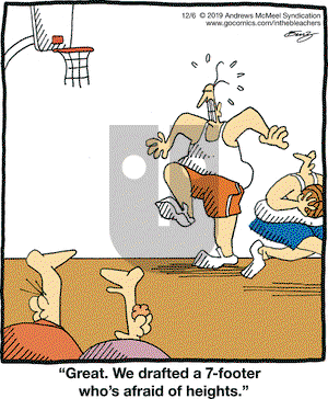 In the Bleachers on Friday December 6, 2019 Comic Strip
