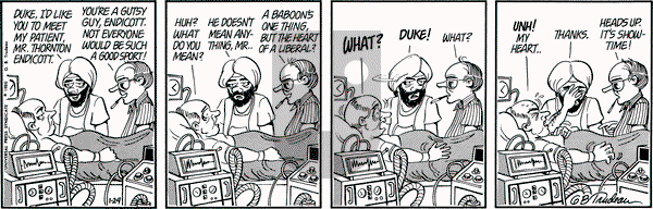 Doonesbury on Thursday January 24, 1985 Comic Strip