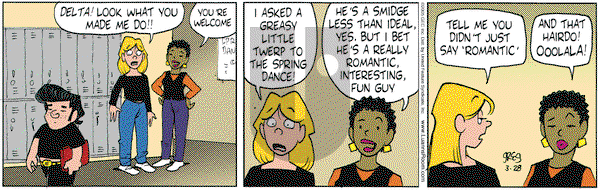 Luann on Monday March 28, 2005 Comic Strip