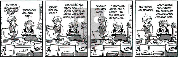 Doonesbury on Saturday March 22, 1980 Comic Strip