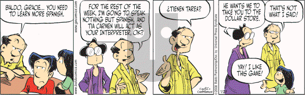 Baldo on Tuesday January 29, 2008 Comic Strip