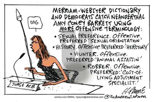 Henry Payne on Thursday October 15, 2020 Comic Strip