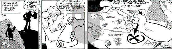 Alley Oop on Sunday March 21, 2004 Comic Strip