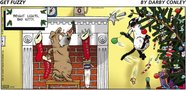 Get Fuzzy on Sunday December 31, 2000 Comic Strip