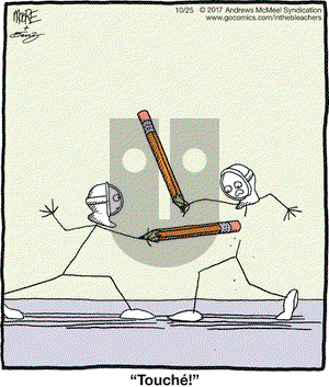 In the Bleachers on Wednesday October 25, 2017 Comic Strip