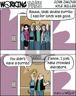 Working Daze on Friday April 2, 2004 Comic Strip