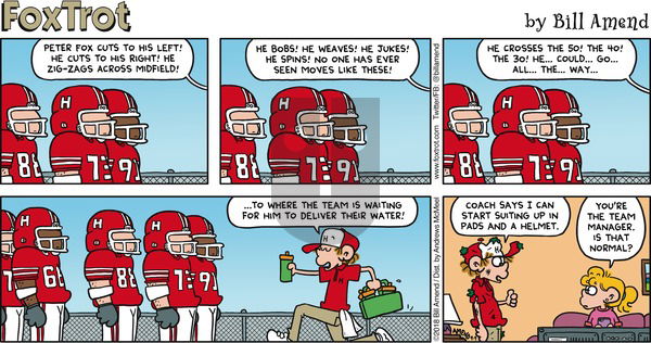 FoxTrot on Sunday September 9, 2018 Comic Strip