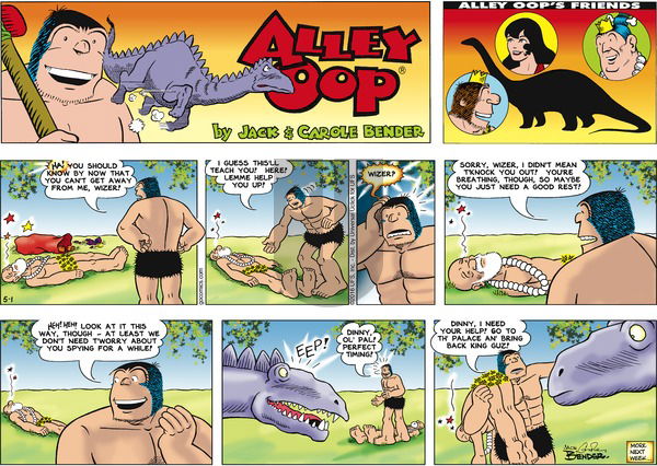 Alley Oop on Sunday May 1, 2016 Comic Strip
