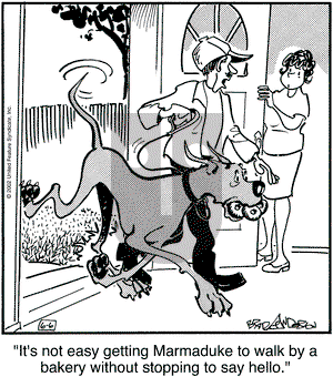Marmaduke on Thursday June 6, 2002 Comic Strip